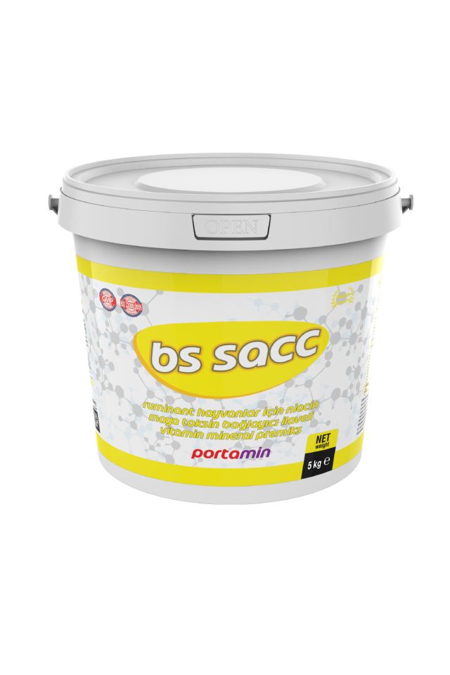BS SACC  Niacin Maya Ve Toksin Bağlayıcı İlaveli Vitamin-Mineral Desteği 5 KG KOVA