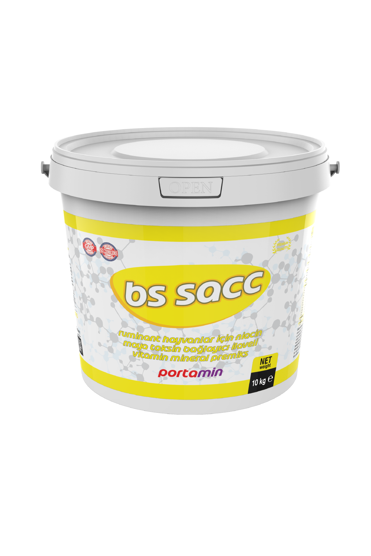 BS SACC  Niacin Maya Ve Toksin Bağlayıcı İlaveli Vitamin-Mineral Desteği 10 KG KOVA