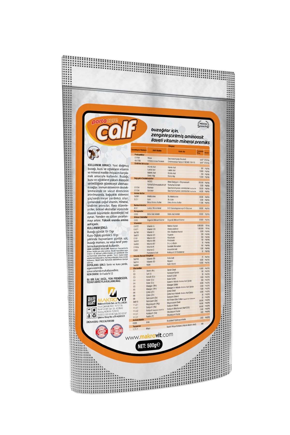 CALF Buzağı, Kuzu ve Oğlak Bağışıklık Güçlendirici Vitamin - Mineral