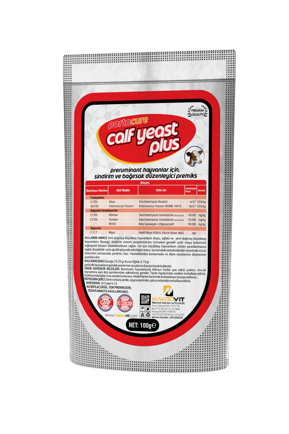 CALF YEAST PLUS Probiyotik Destekli Bağışıklık  Güçlendirici