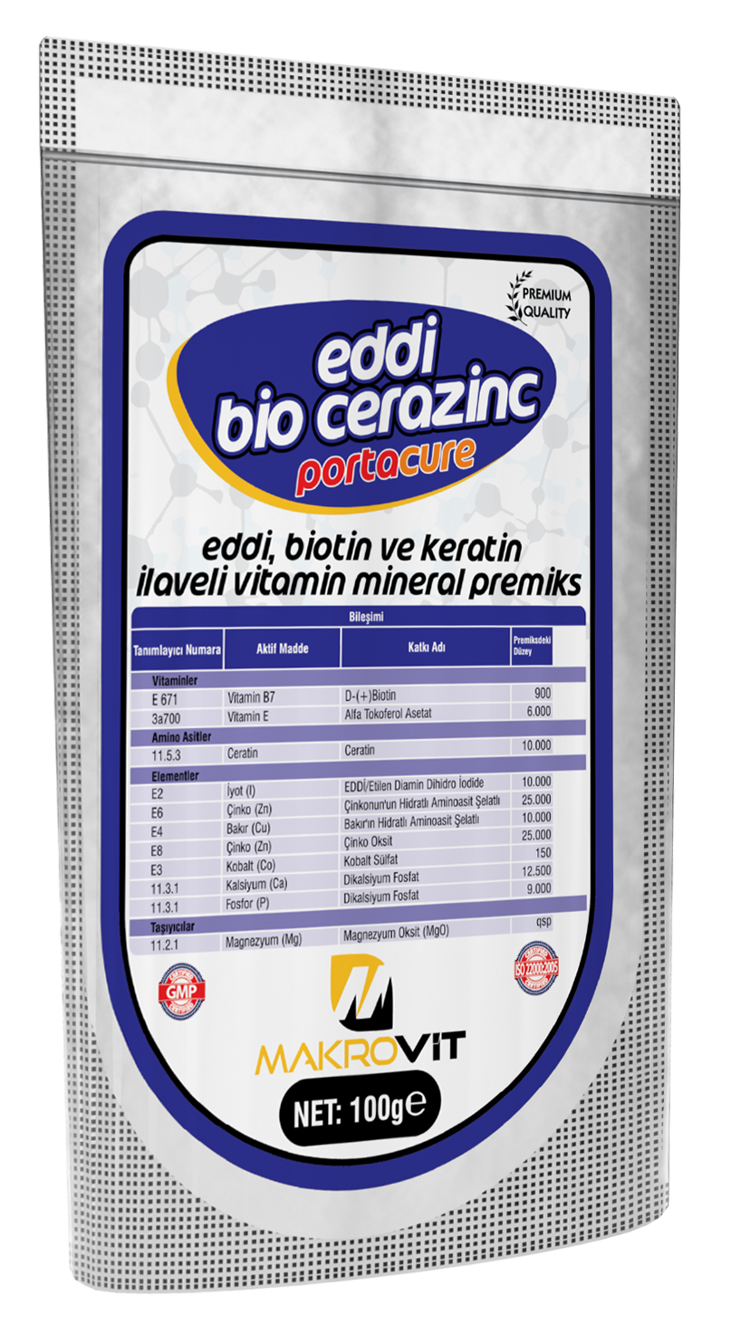 EDDİ BİOZİNC Tırnak ve Tüy Güçlendirici  Vitamin Ve Mineral Premiks