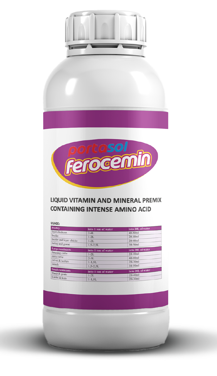 FEROCEMİN Yoğun Aminoasit İçeren Vitamin Ve Mineral Likit Premiks