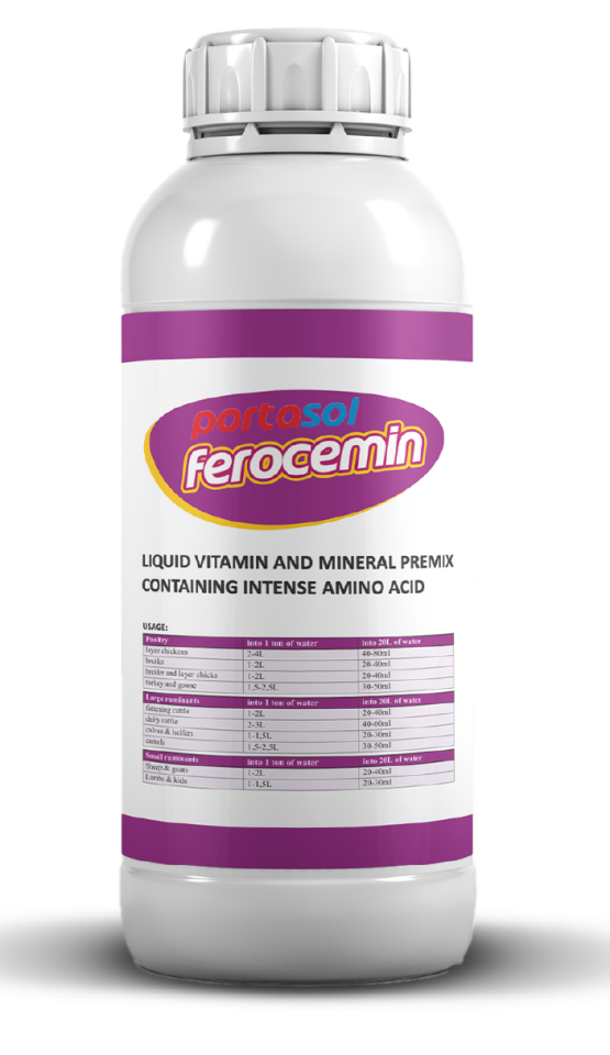 FEROCEMİN Yoğun Aminoasit İçeren Vitamin Ve Mineral - Likit 1 Litre