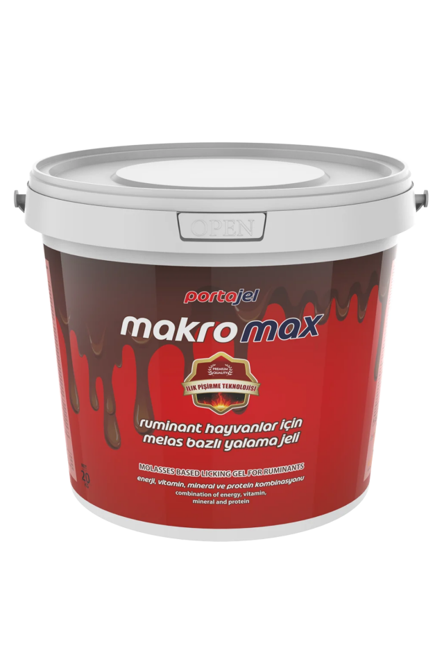 MAKROMAX Ruminant Hayvanlar İçin Melas Bazlı Yalama Jeli