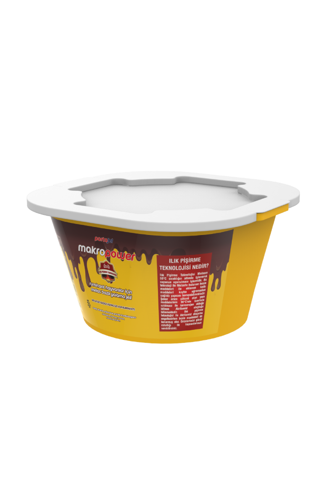 MAKROPOWER Yüksek Proteinli Melas Bazlı Yalama Jelİ 20 KG KOVA