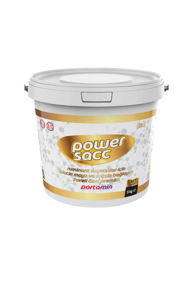 POWERSACC Ruminant Hayvanlar İçin, Niacin Maya ve Toksin Bağlayıcı İlaveli Özel Premiks