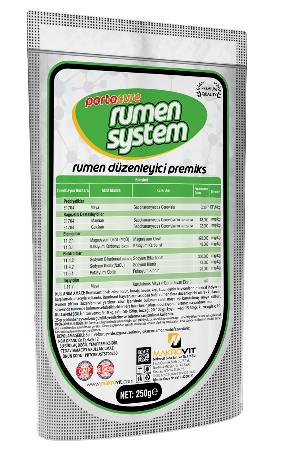 RUMEN SYSTEM Rumen Flora Ve Ph Düzenleyici Premiks