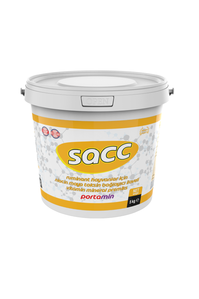 SACC Ruminant Hayvanlar İçin, Niacin Maya Ve Toksin Bağlayıcı İlaveli, Vitamin-Mineral 5 KG KOVA