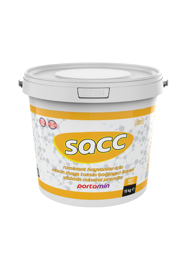 SACC Ruminant Hayvanlar İçin, Niacin Maya Ve Toksin Bağlayıcı İlaveli, Vitamin-Mineral 10 KG KOVA