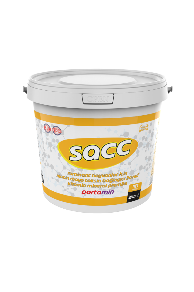 SACC Ruminant Hayvanlar İçin, Niacin Maya Ve Toksin Bağlayıcı İlaveli, Vitamin-Mineral 20 KG KOVA