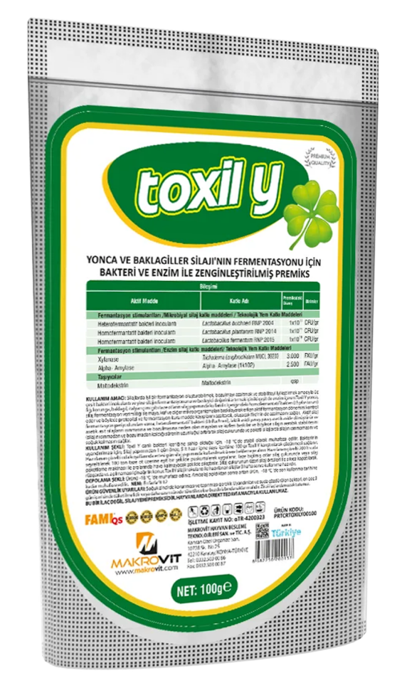 TOXİL Y Yonca Ve Baklagiller Silajının Fermentasyonu İçin Bakteri Ve Enzim İle Zenginleştirilmiş Premiks